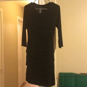 Black cocktail dress